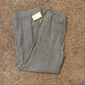 target new with tags black and White Checkered Pants